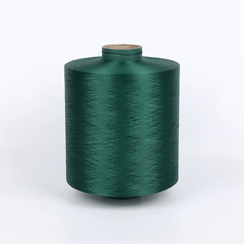 Polyester yarn DTY 450D/192F Dope Dyed