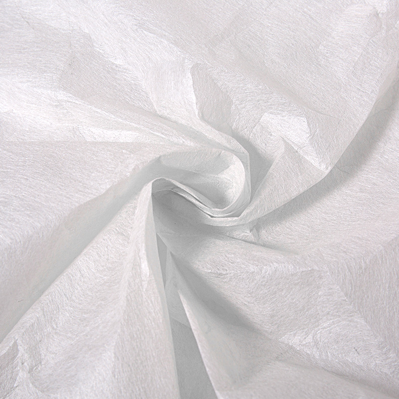 90C Hot Water Soluble Non Woven Fabric 35g White for Embroidery